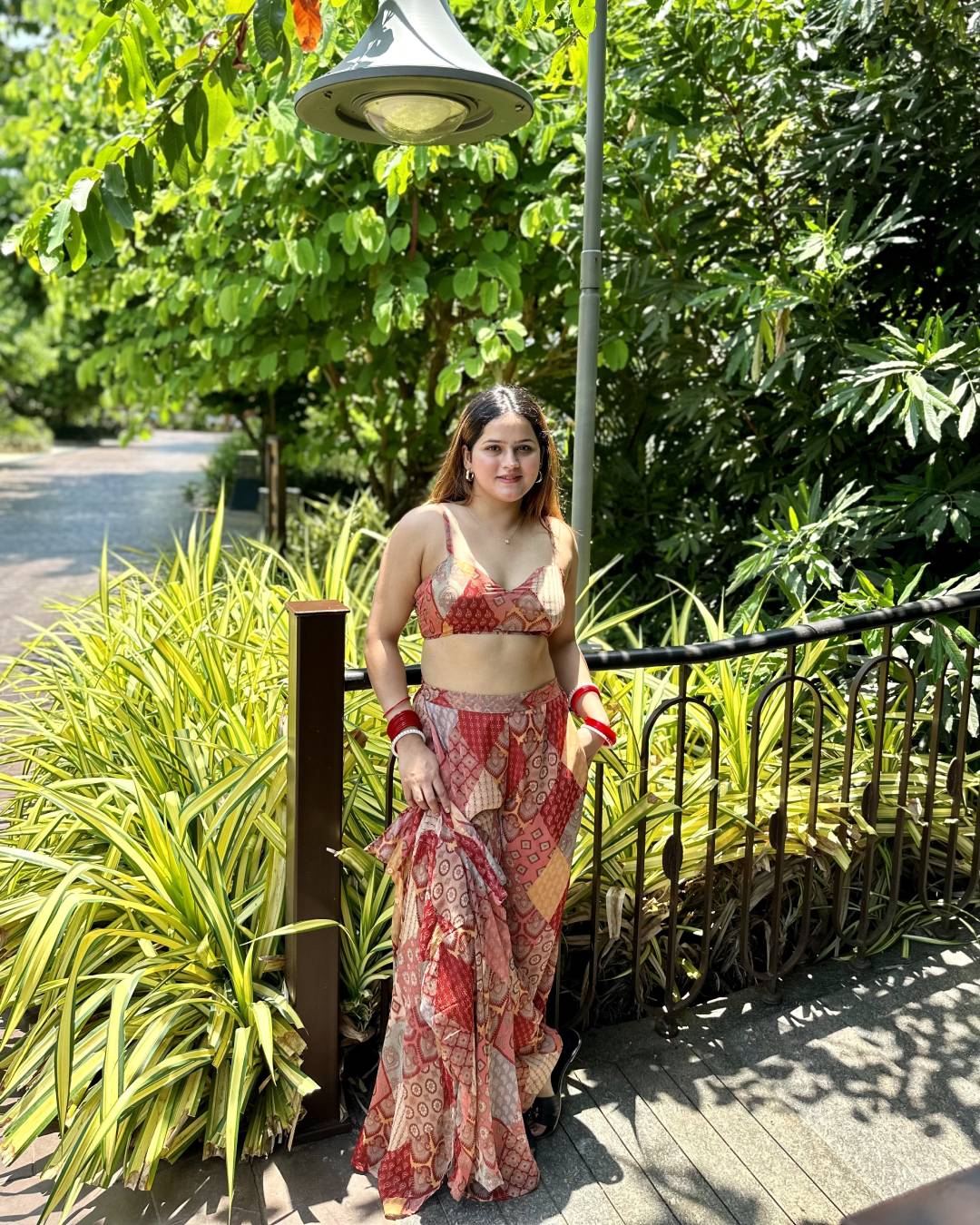 Abstract print Sundress