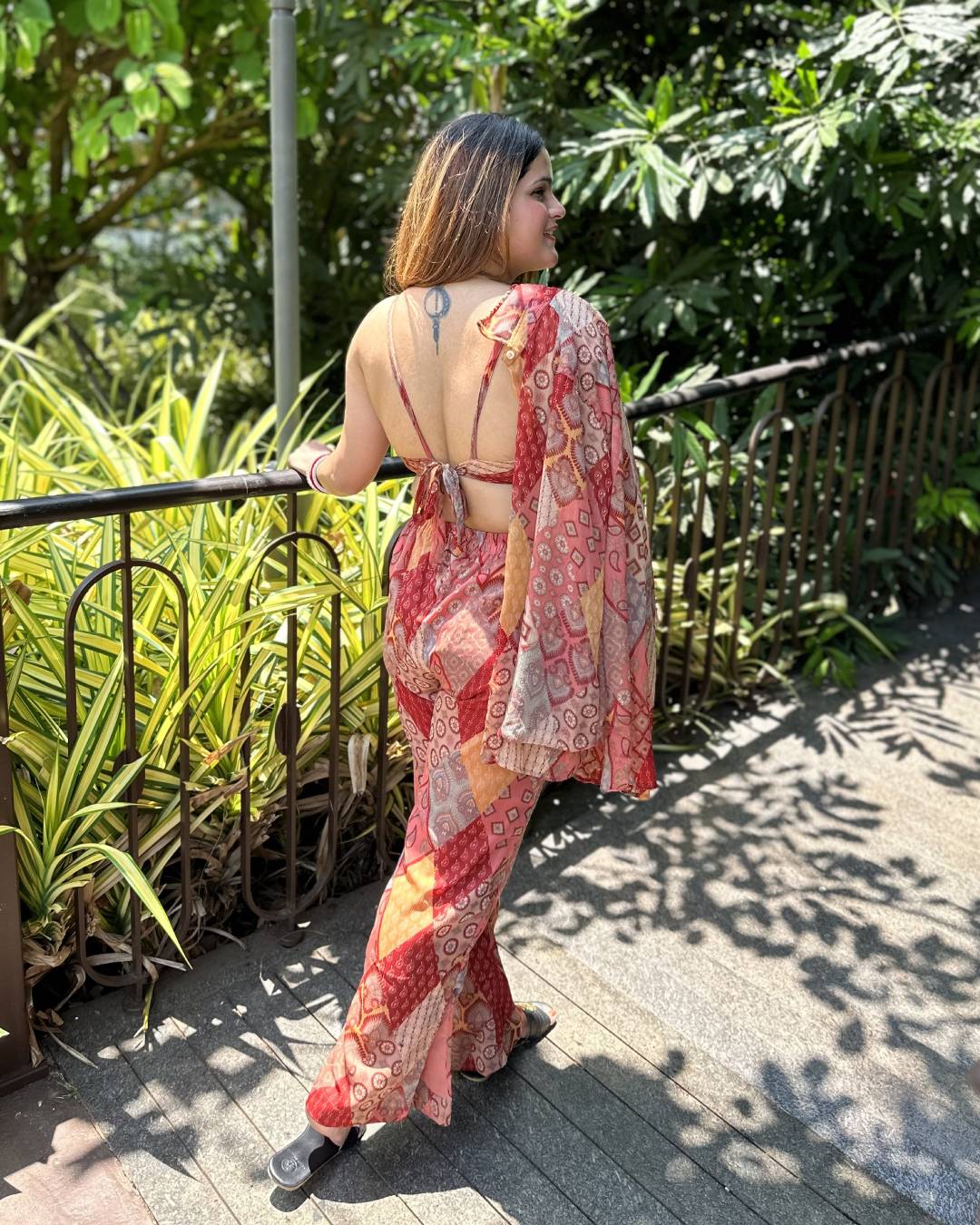 Abstract print Sundress