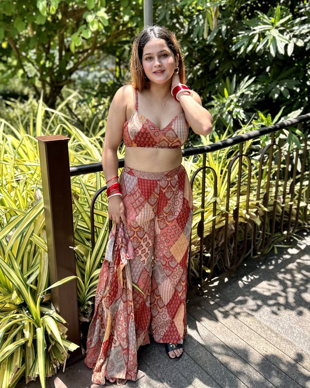 Abstract print Sundress