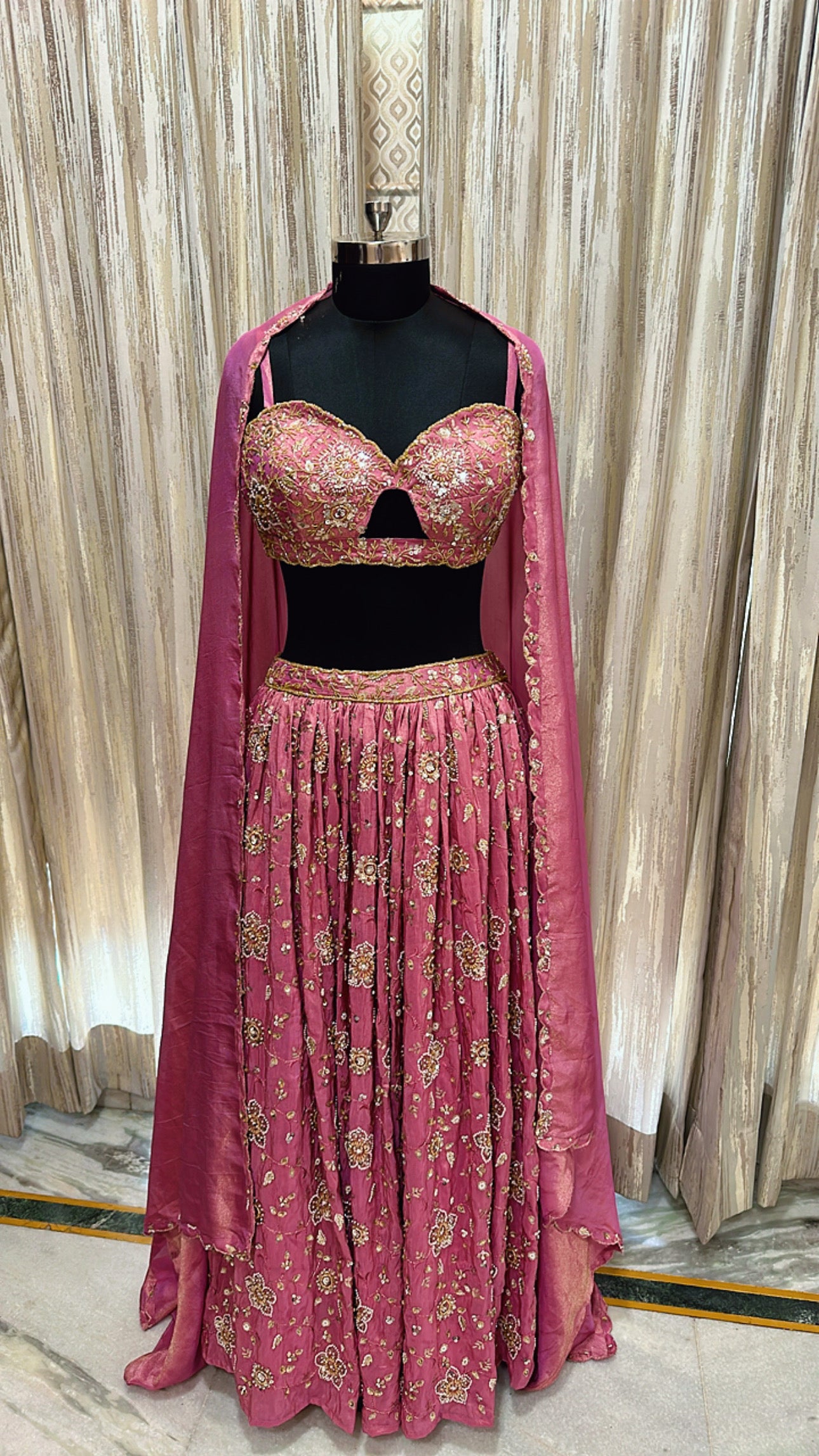 Pink Lahenga Set