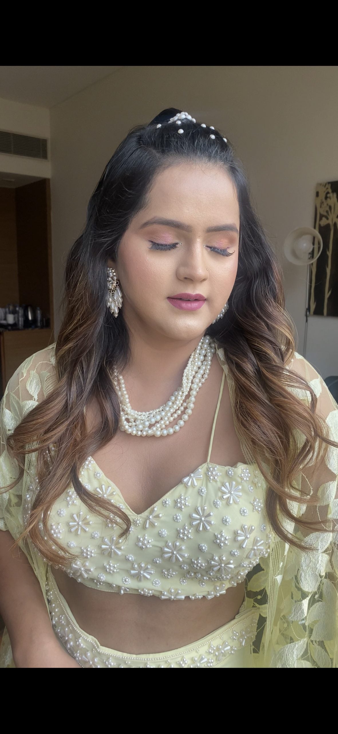 Yellow Pearl Three Piece Set