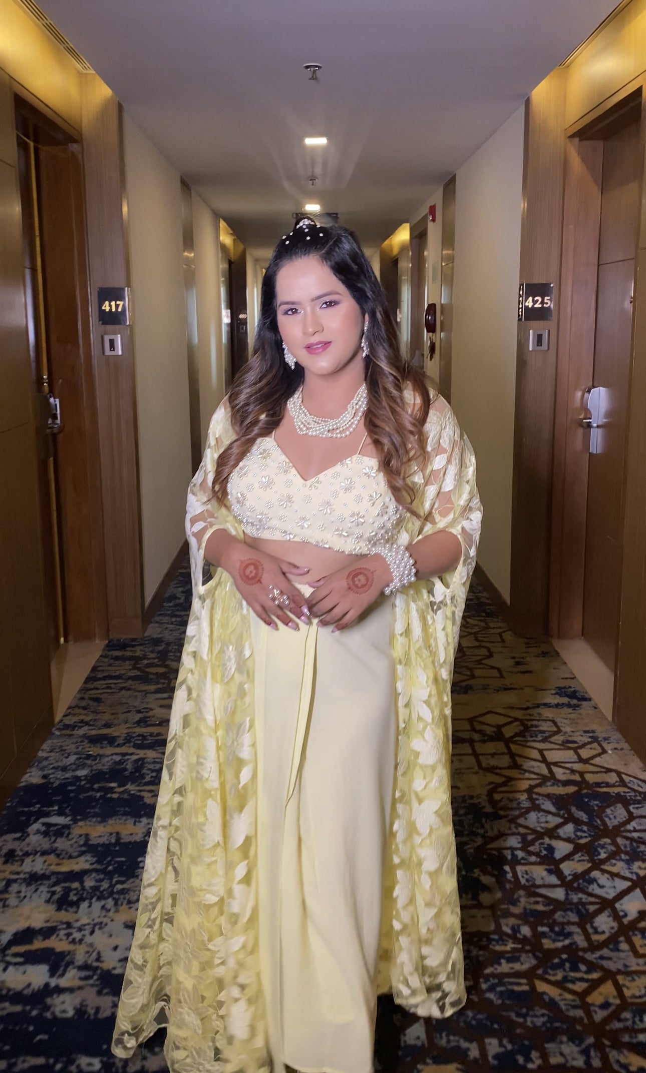 Yellow Pearl Three Piece Set