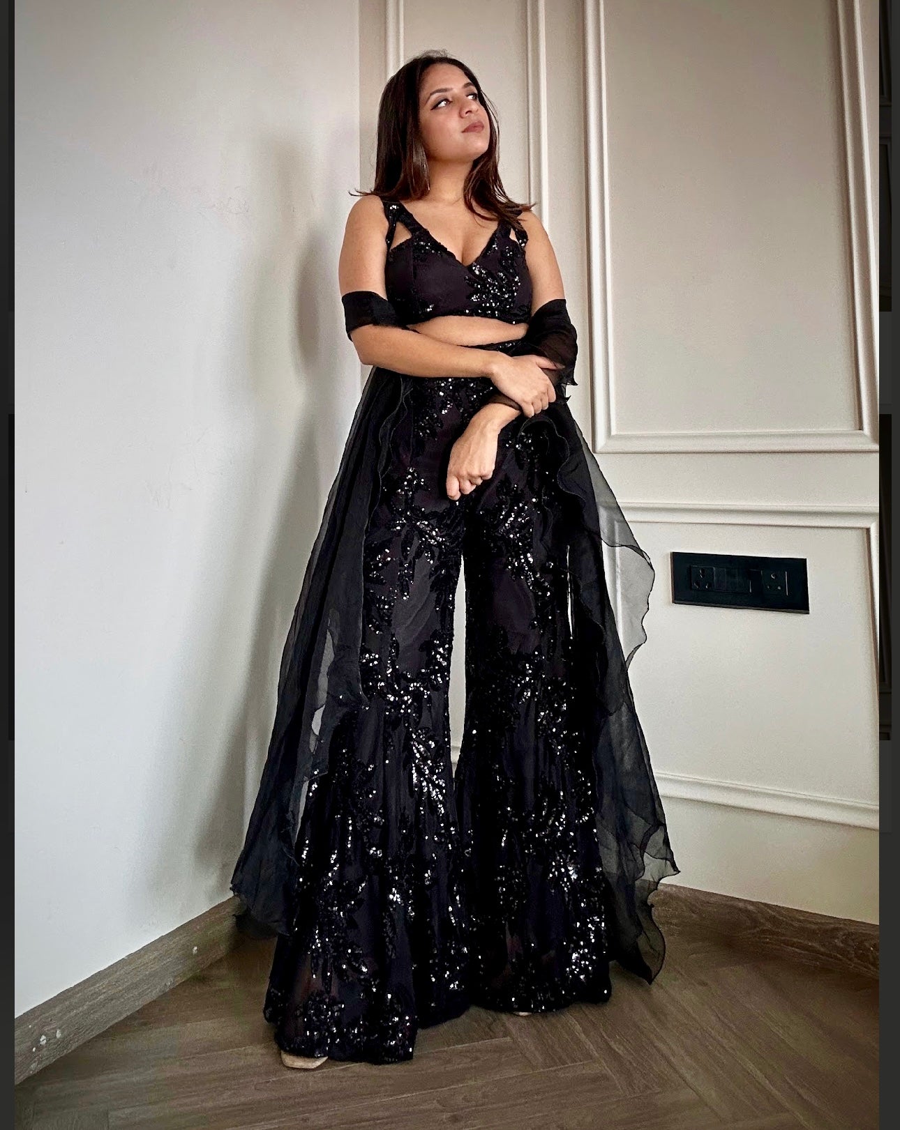 Breathtaking sharara or a Timeless Saree