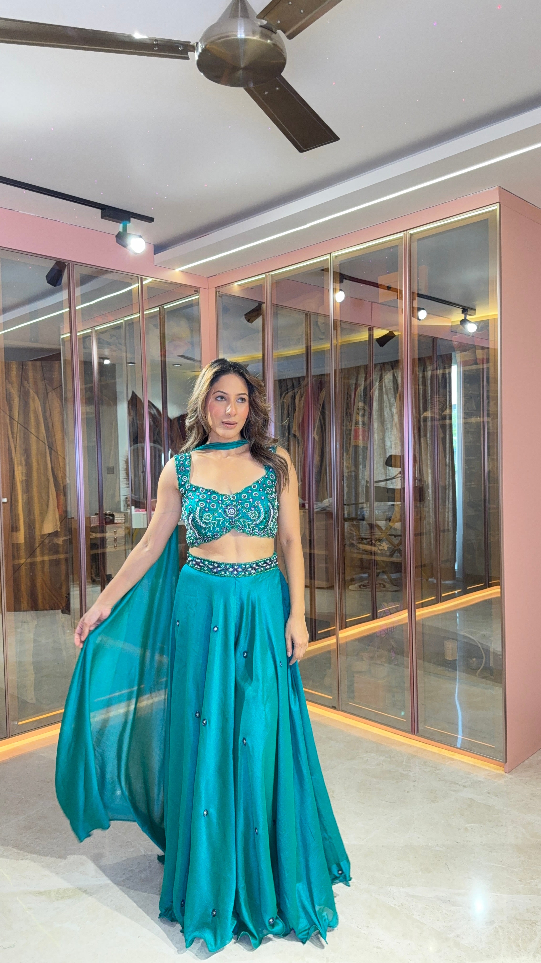 Backless Sharara Set